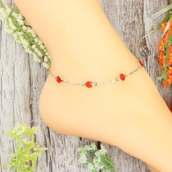 "Dainty Anklet for Women – Elegant Everyday Jewelry & Perfect Gift | MLCRC1292 - Picture 7 of 10